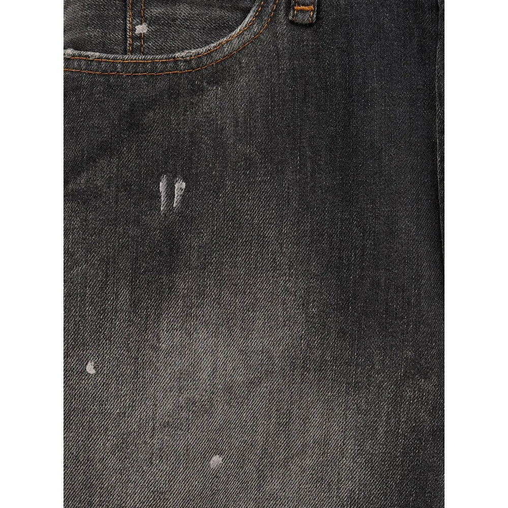 Acne Studios Black Denim - Loose-Fit Jeans Men