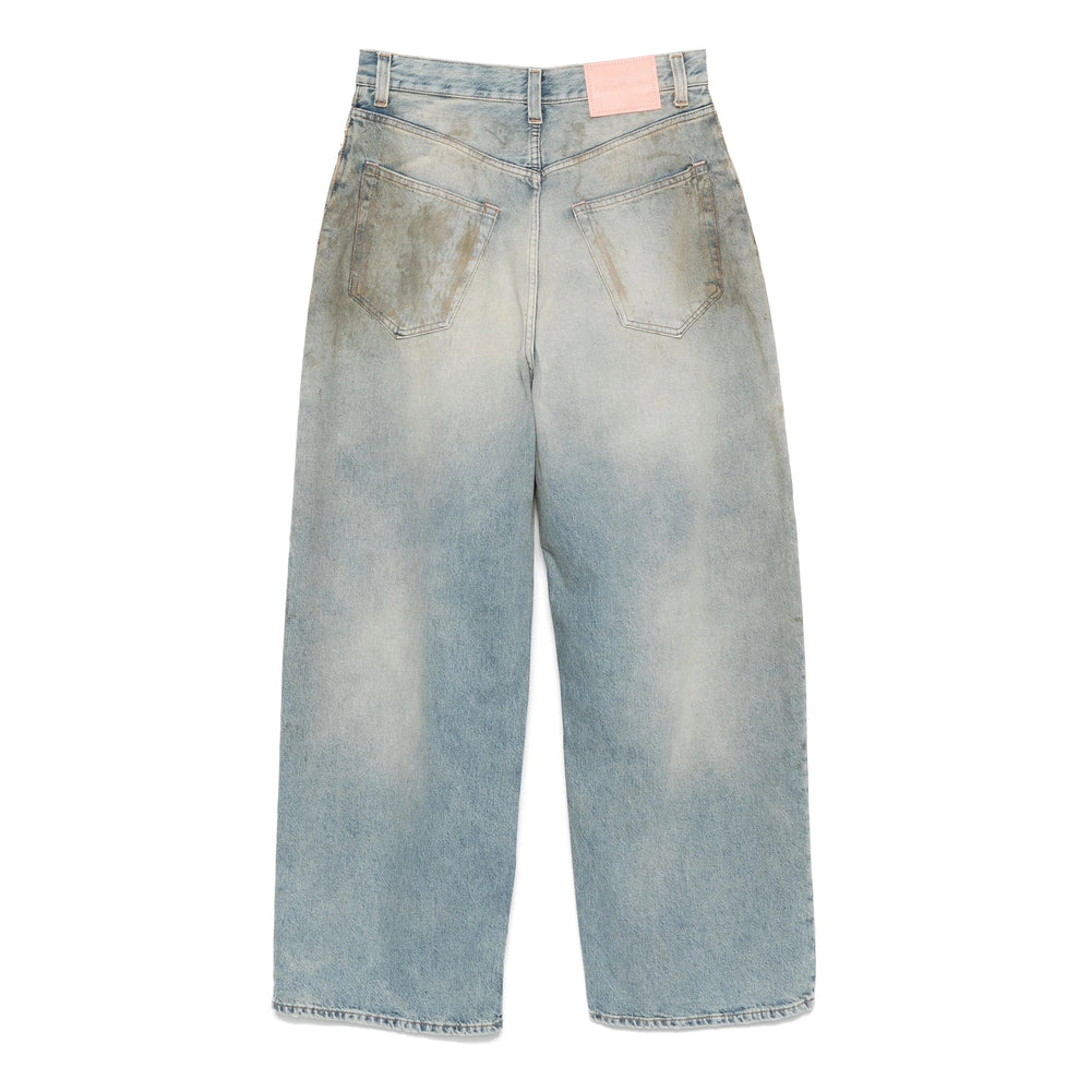 Acne Studios Blue Denim - Wide-Leg Jeans Men ACNE STUDIOS