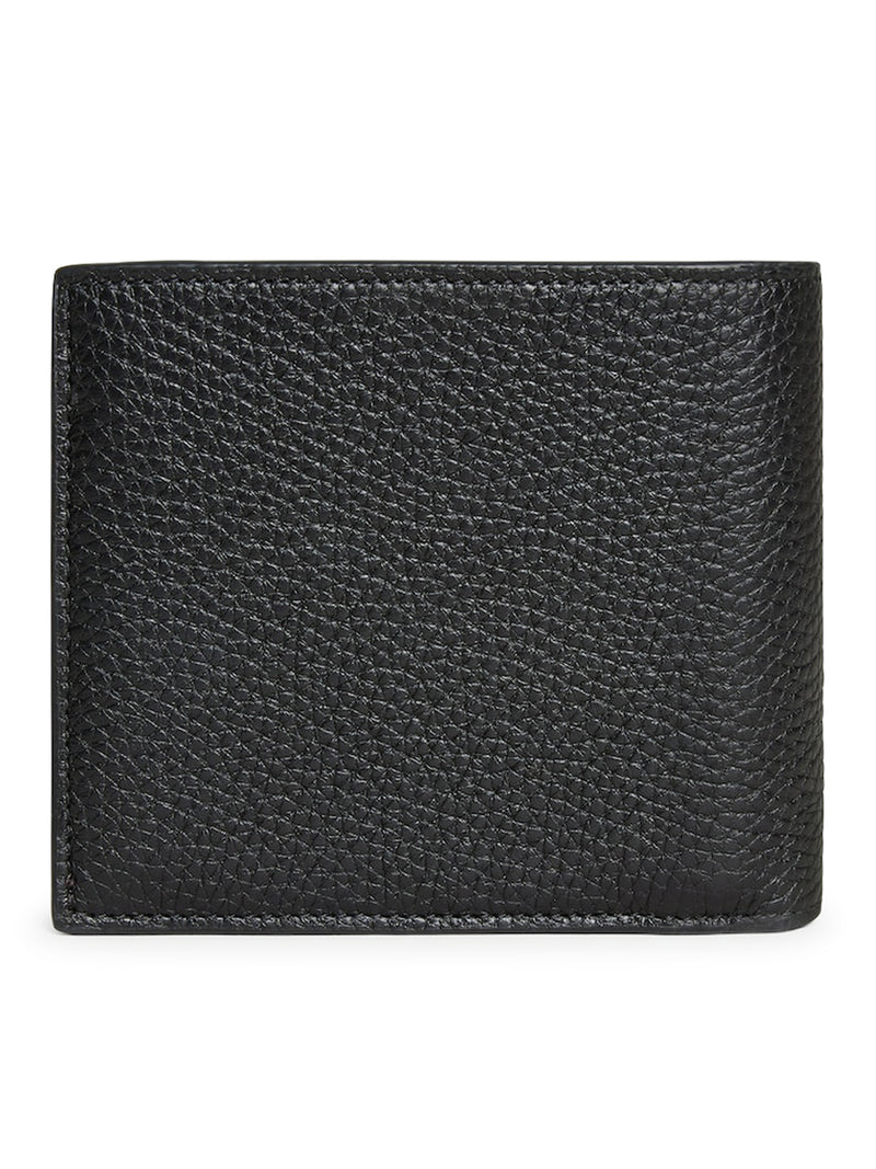 Celine Men Bi-Fold Wallet In Grained Calfskin CELINE