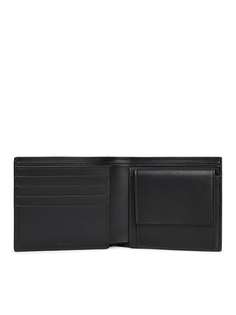 Celine Men Bi-Fold Wallet In Grained Calfskin CELINE