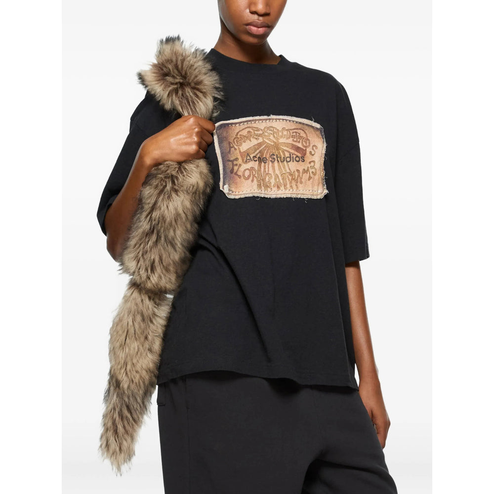 Acne Studios Black T-Shirts & Vests - T-Shirts Men ACNE STUDIOS