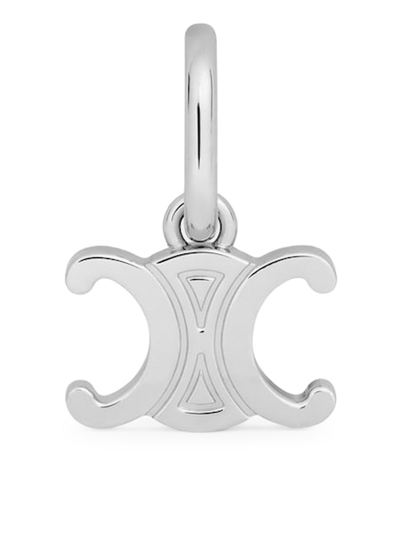 Celine Women Triomphe Celine Charms In Rhodium-Plated Brass CELINE