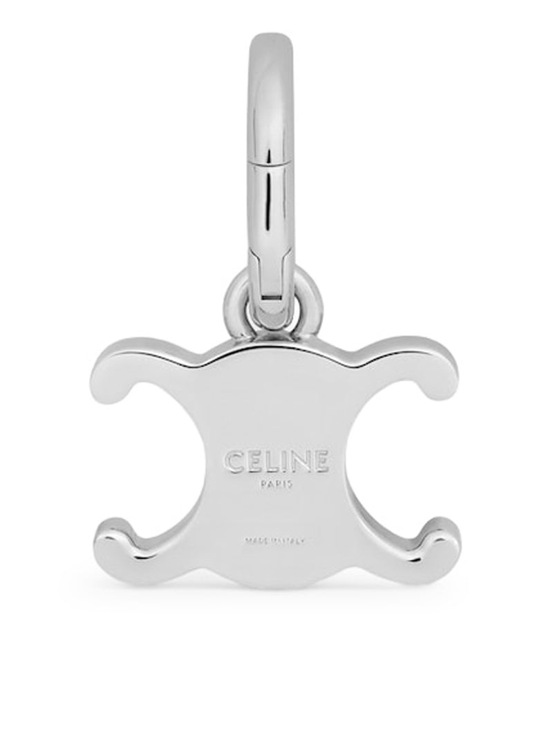 Celine Women Triomphe Celine Charms In Rhodium-Plated Brass CELINE