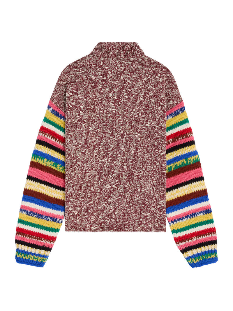 Celine Men Mouliné Cotton Polo Sweater CELINE