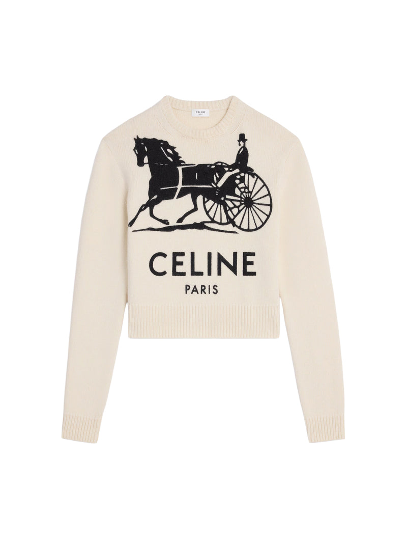 Celine Men Crew Neck Cashmere Sweater CELINE