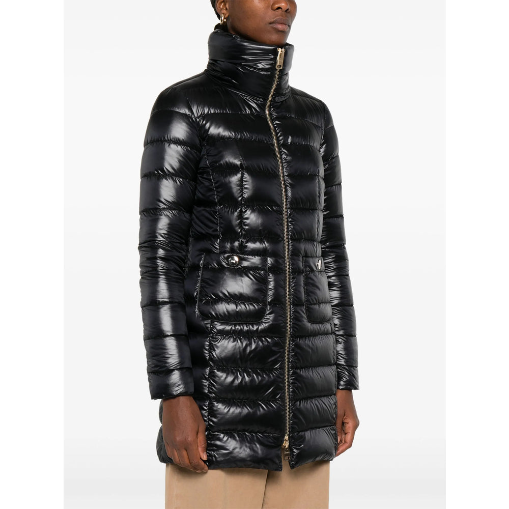 Herno Black Coats - Single Breasted Coats Women HERNO
