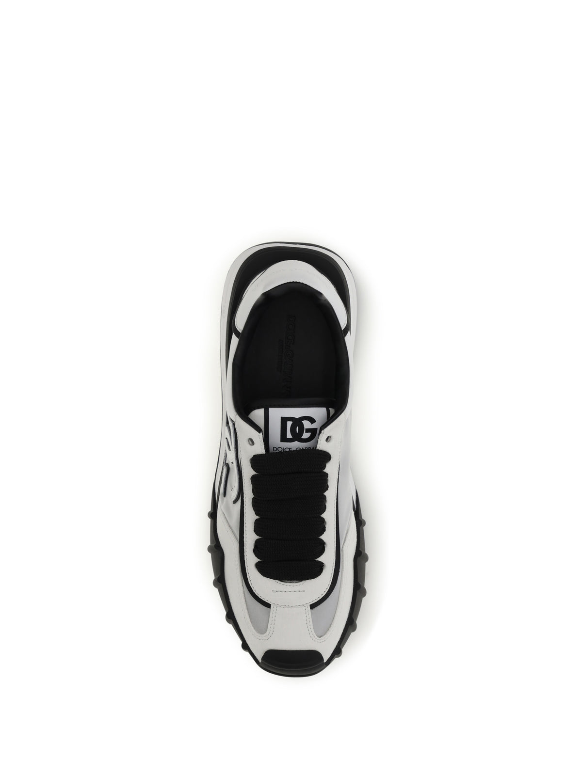 Dolce & Gabbana Men Dg Logo Leather Sneakers DOLCE & GABBANA
