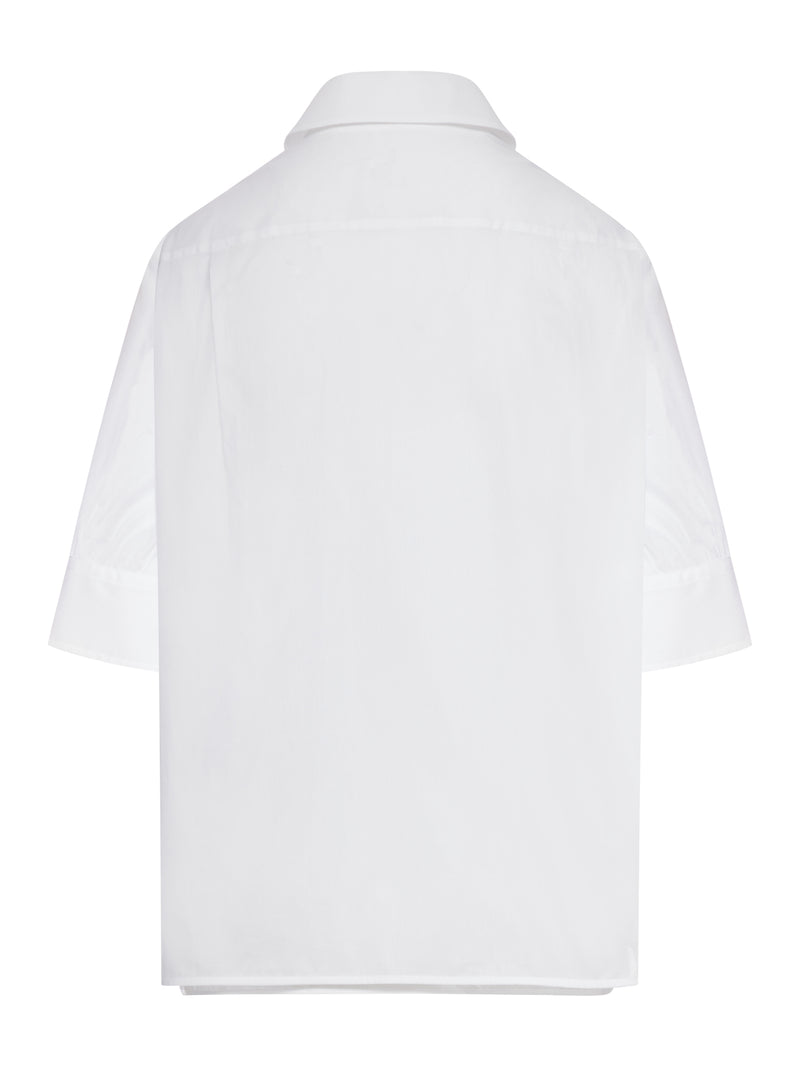 Jil Sander Women Semi-Transparent Cotton Shirt JIL SANDER