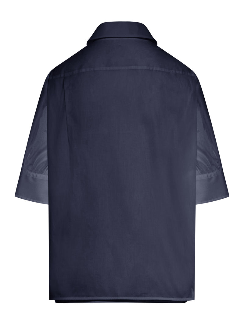 Jil Sander Women Semi-Transparent Cotton Shirt JIL SANDER
