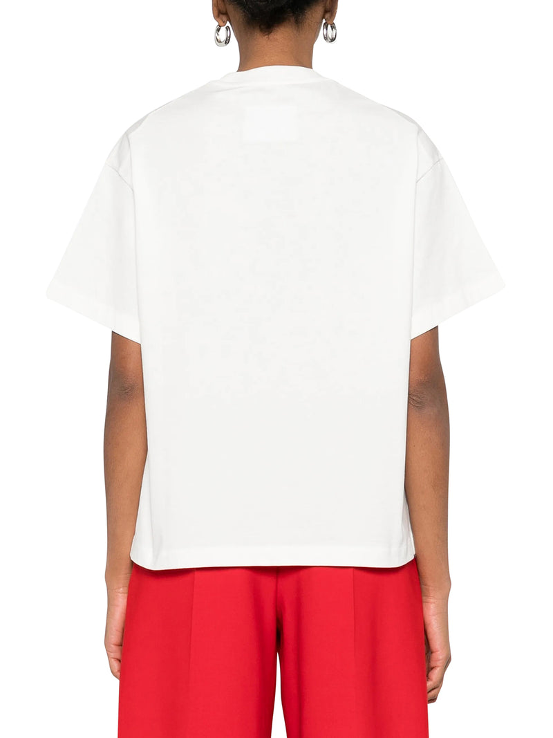 Jil Sander Women Cotton T-Shirt With Logo JIL SANDER