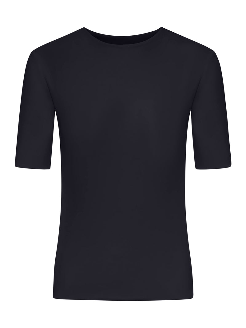 Jil Sander Women Short-Sleeved Crepe T-Shirt JIL SANDER