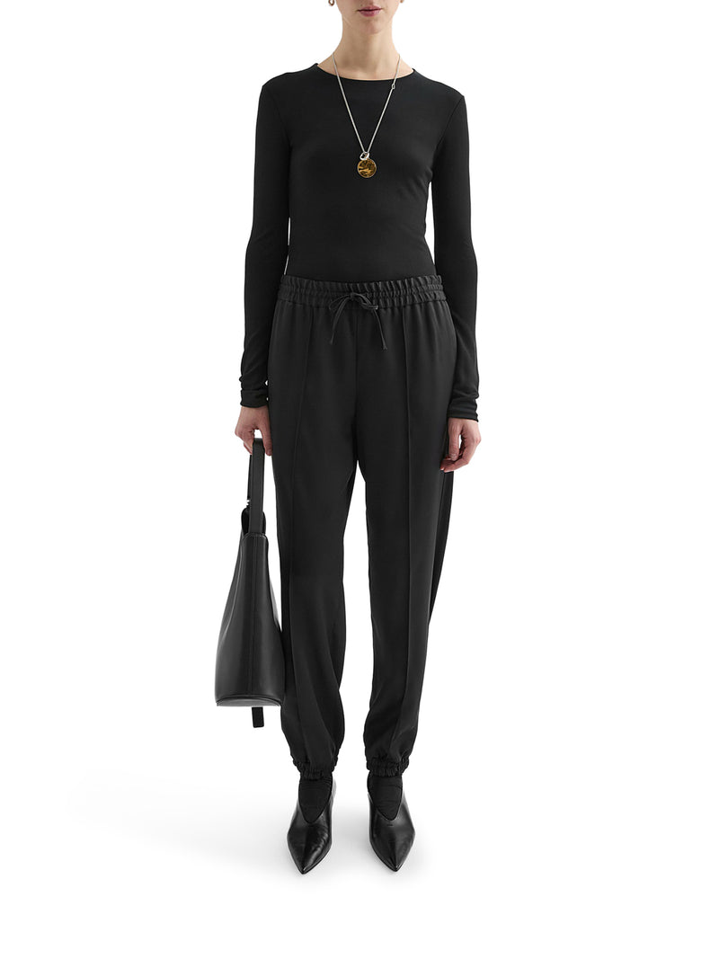 Jil Sander Women Crew Neck Long Sleeve T-Shirt JIL SANDER