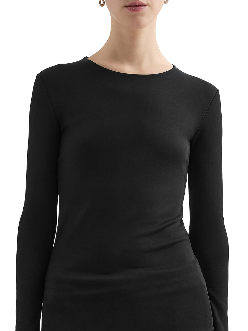 Jil Sander Women Crew Neck Long Sleeve T-Shirt JIL SANDER