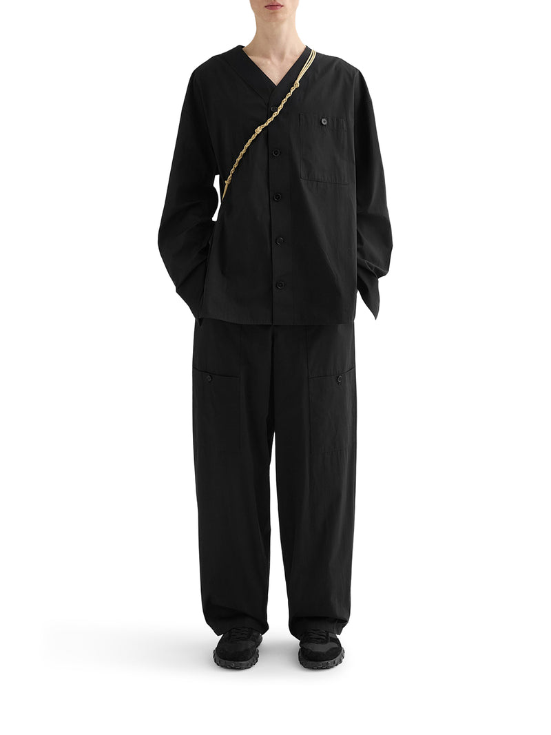 Jil Sander Men Cotton Poplin Cargo Pants JIL SANDER