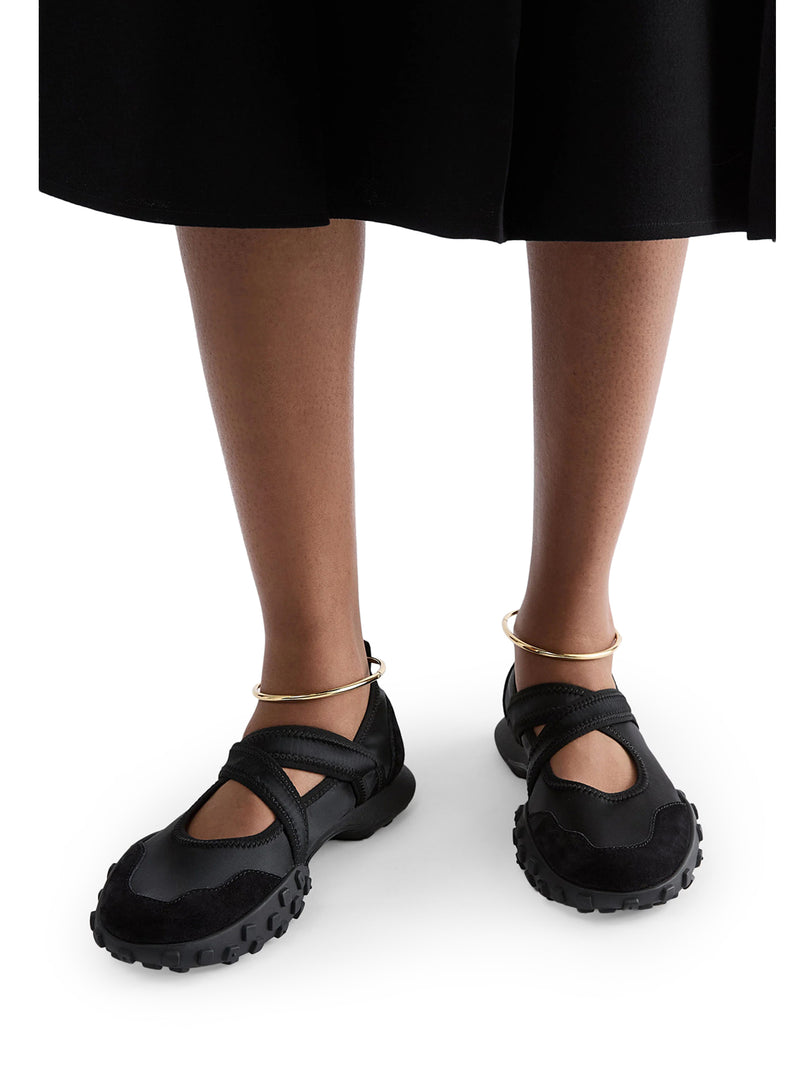 Jil Sander Women Moon Suede Ballet Flats JIL SANDER