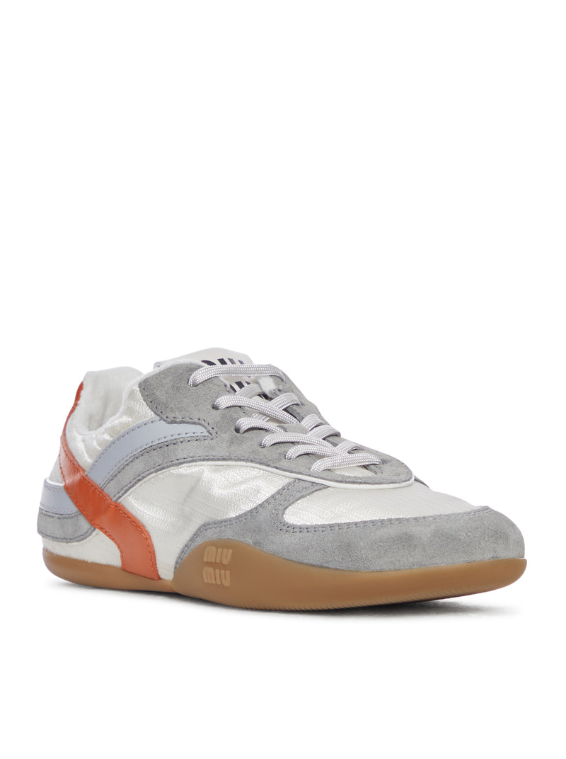 Miu Miu Women Gymnasium Sneakers In Technical Fabric And Suede MIU MIU