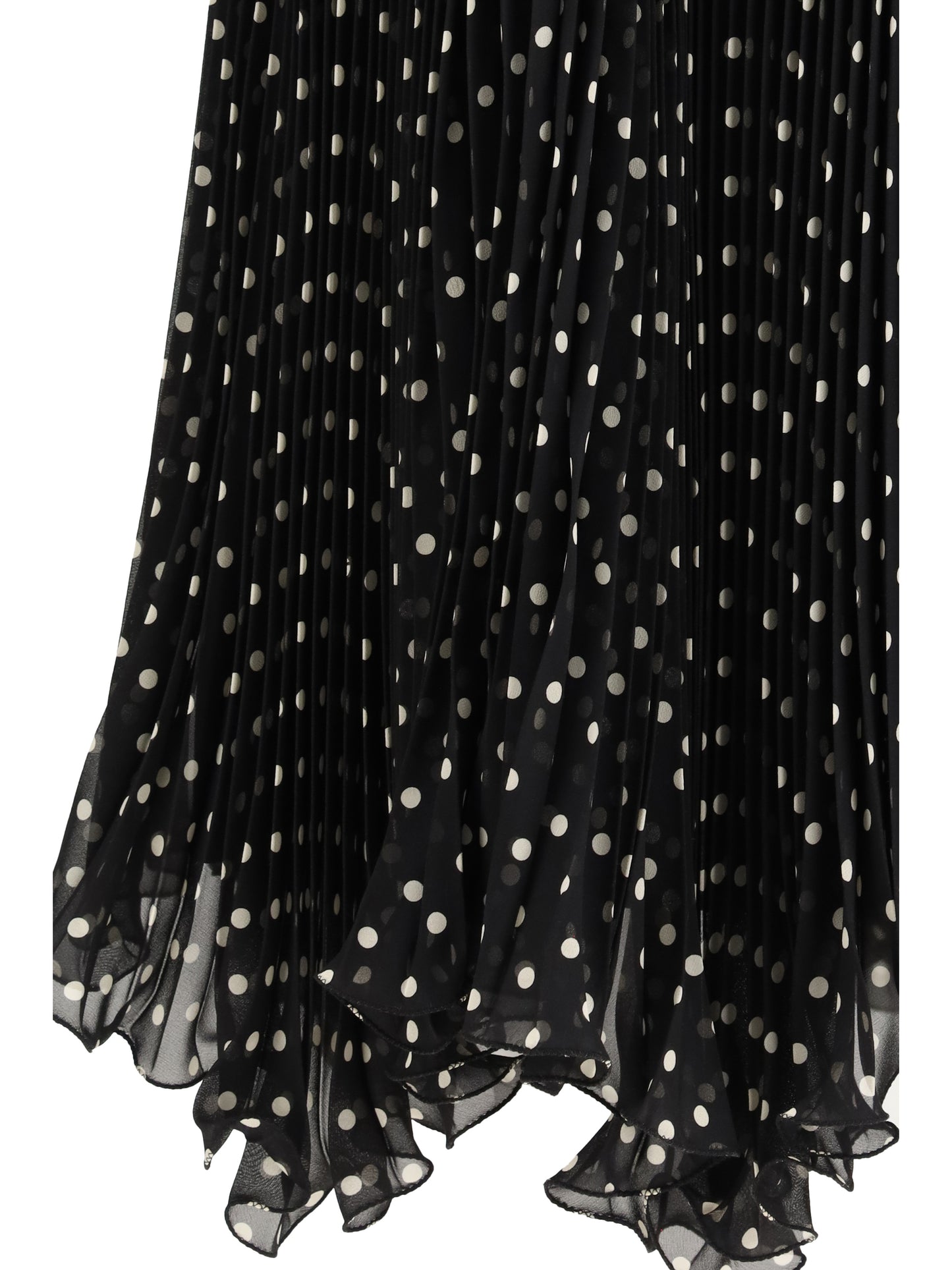 Valentino Women Polka-Dot Silk Skirt VALENTINO