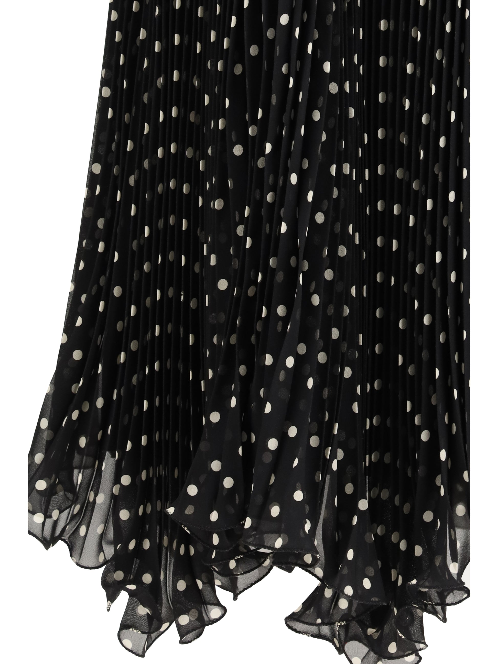 Valentino Women Polka-Dot Silk Skirt VALENTINO
