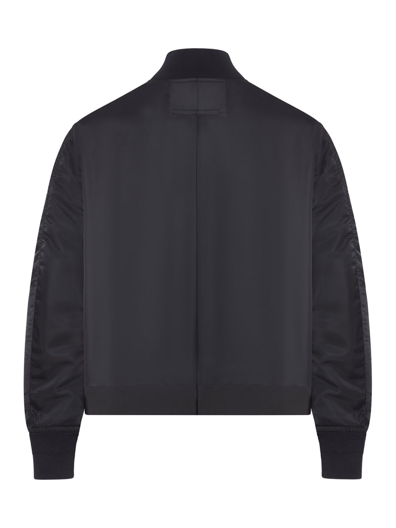 Sacai Women Nylon Bomber Jacket With Zip SACAI