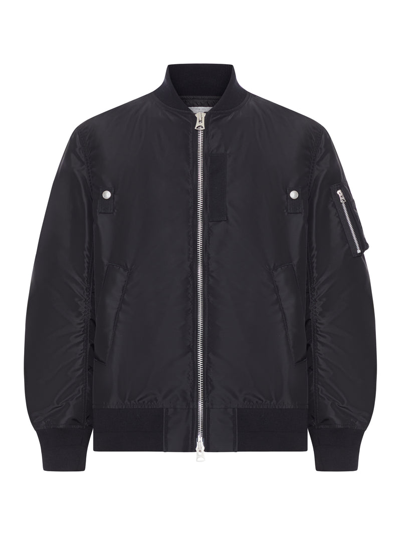 Sacai Men Nylon Bomber Jacket With Zip SACAI