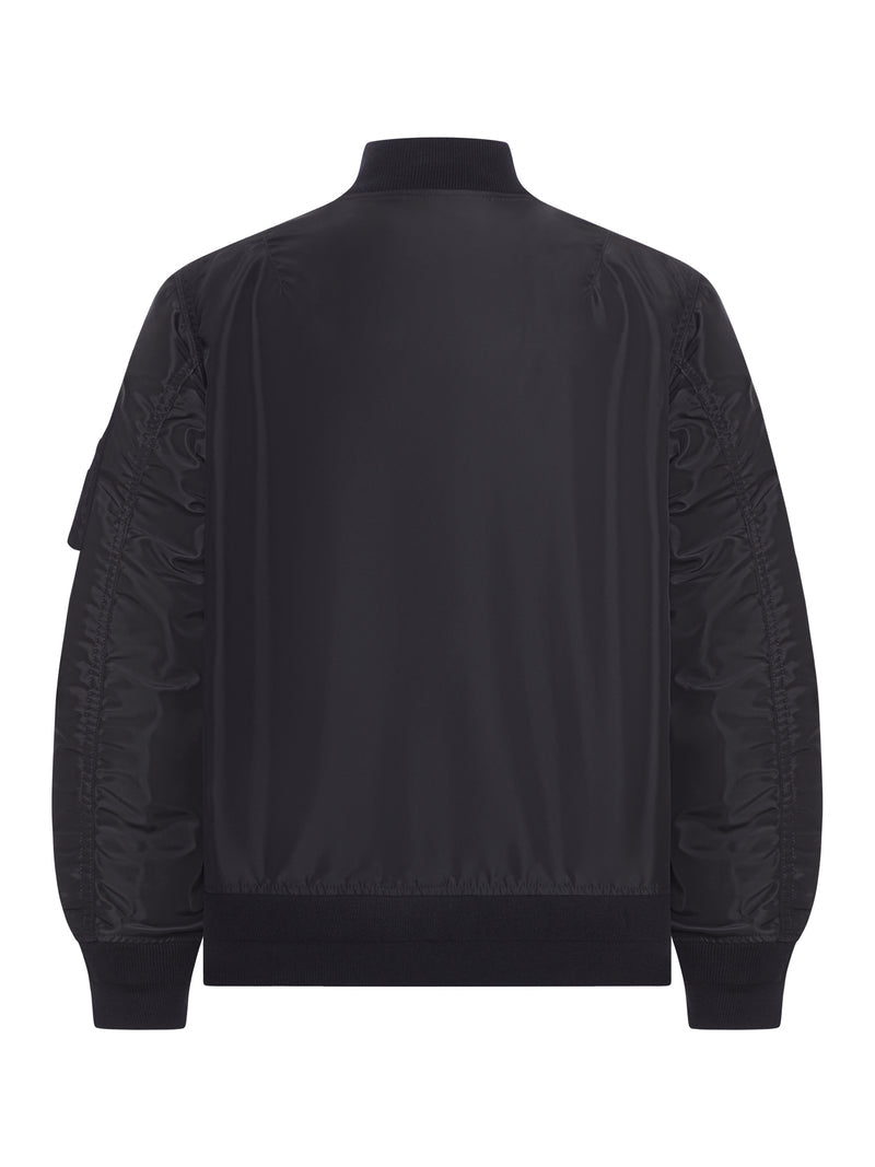 Sacai Men Nylon Bomber Jacket With Zip SACAI