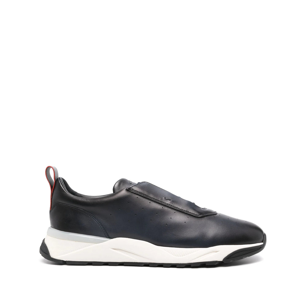 Santoni Blue Trainers - Low-Tops Men SANTONI