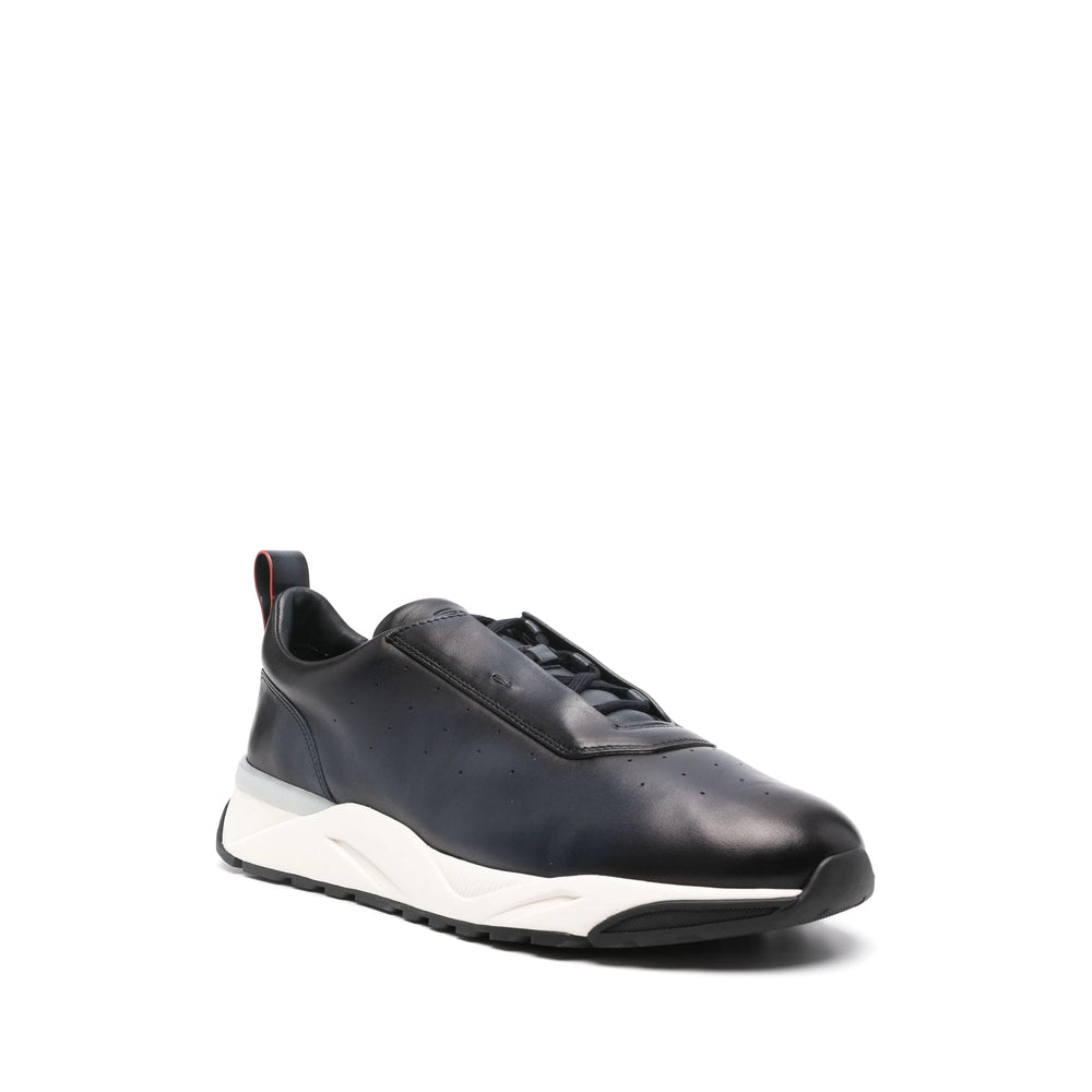 Santoni Blue Trainers - Low-Tops Men SANTONI