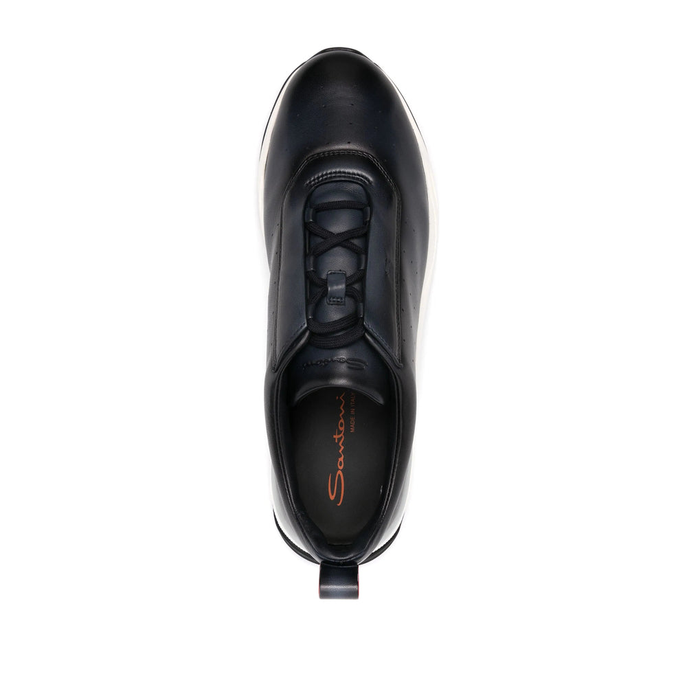 Santoni Blue Trainers - Low-Tops Men SANTONI