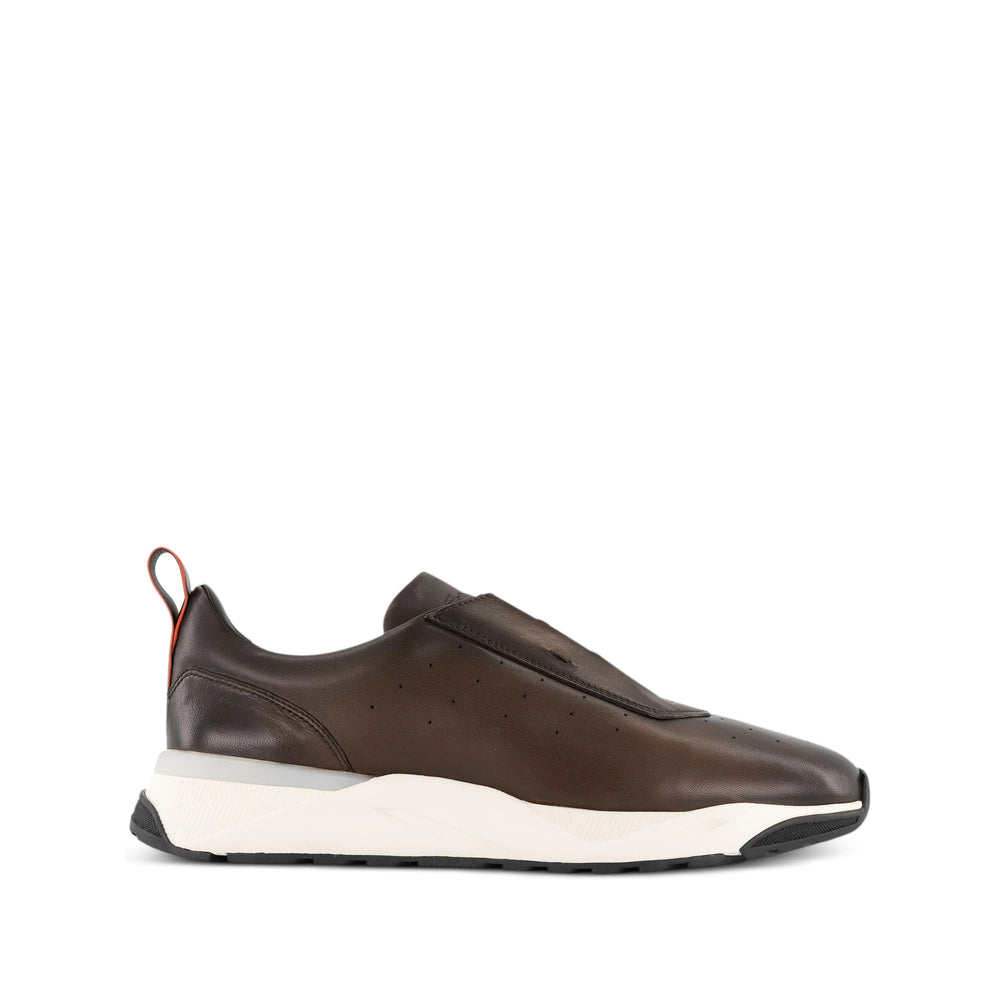 Santoni Brown Trainers - Low-Tops Men SANTONI