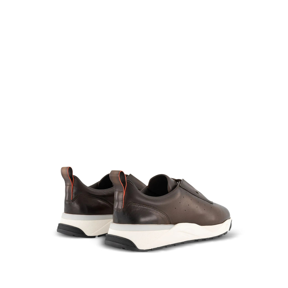 Santoni Brown Trainers - Low-Tops Men SANTONI