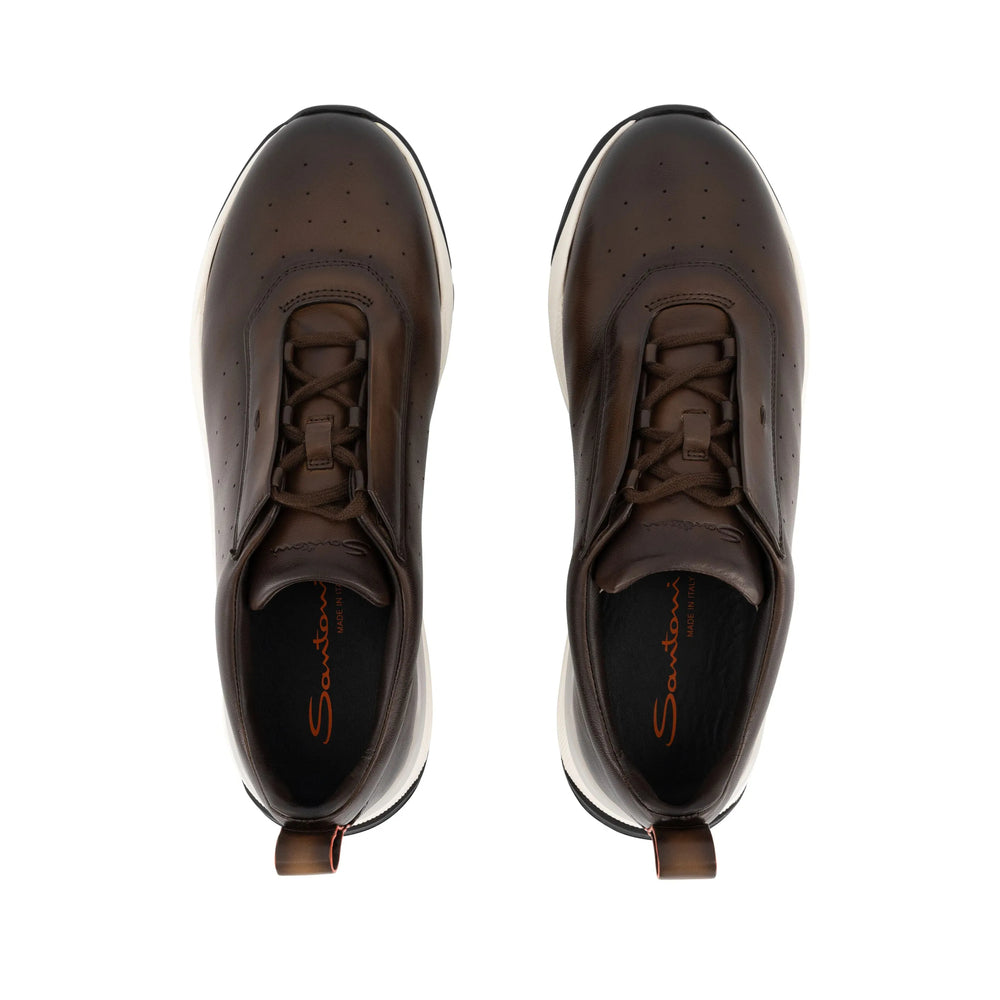 Santoni Brown Trainers - Low-Tops Men SANTONI