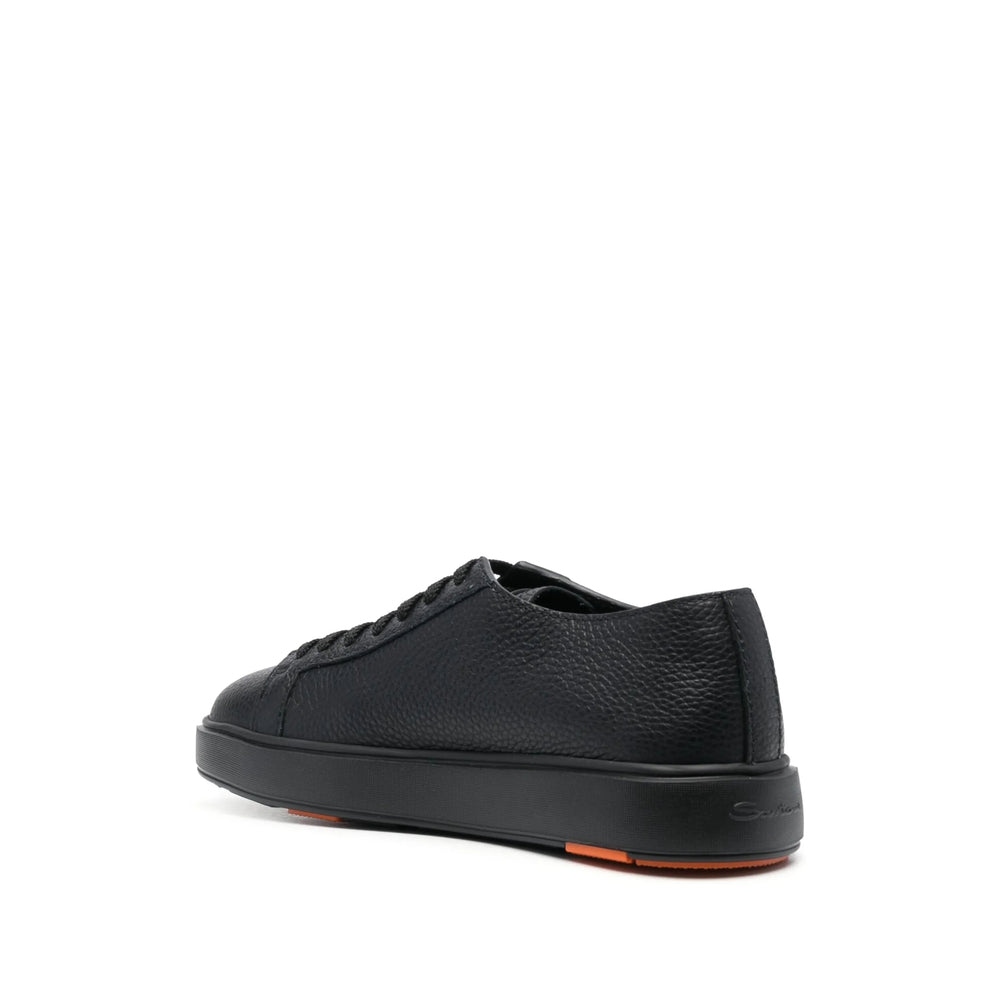 Santoni Black Trainers - Low-Tops Men SANTONI