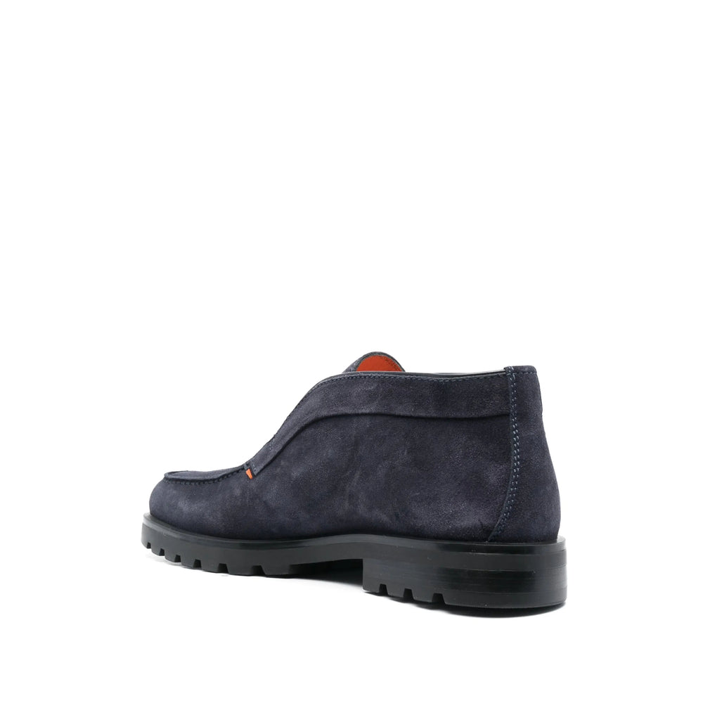 Santoni Blue Boots Men SANTONI