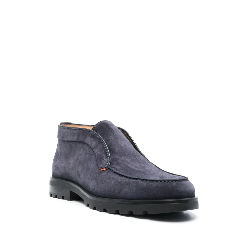 Santoni Blue Boots Men SANTONI