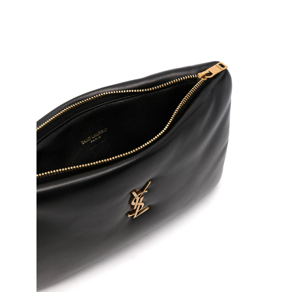 Saint Laurent Black Clutch Bags Women SAINT LAURENT
