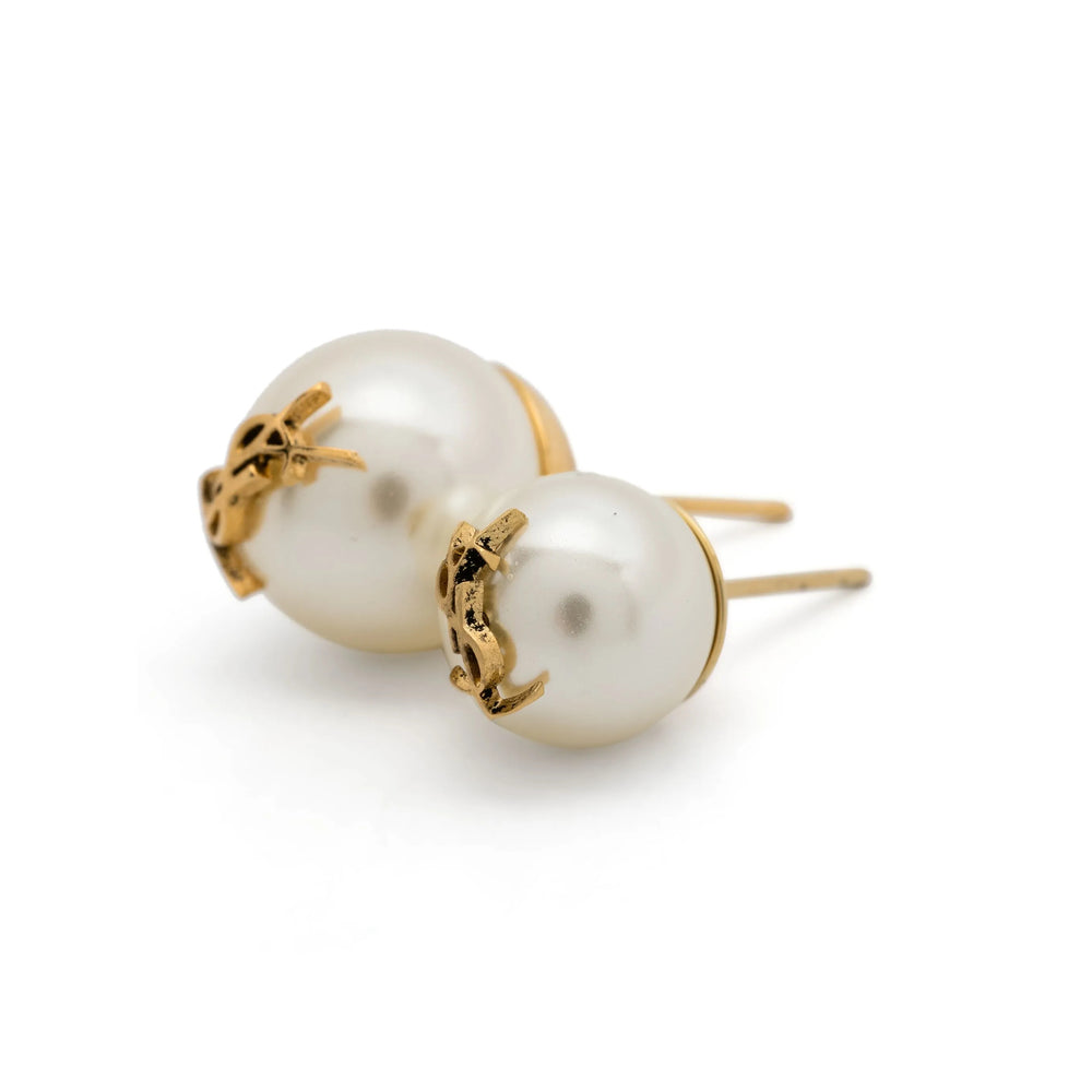 Saint Laurent Gold Earrings Women SAINT LAURENT