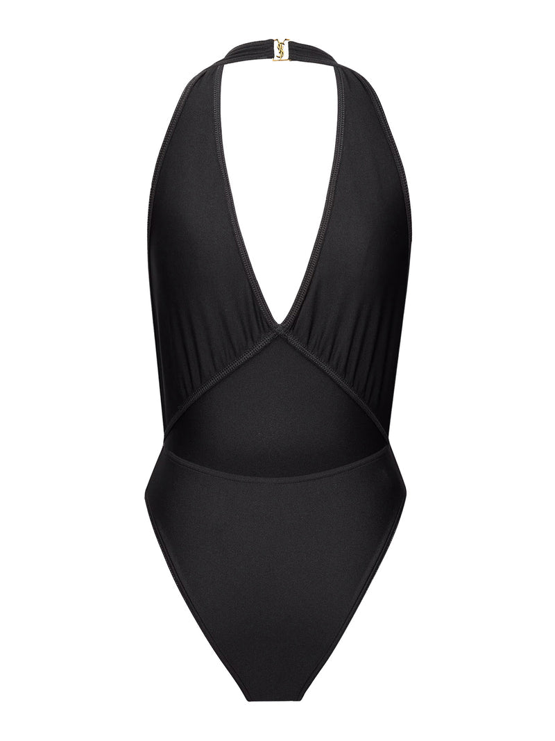 Saint Laurent Women Swimsuit With Halter Neckline SAINT LAURENT