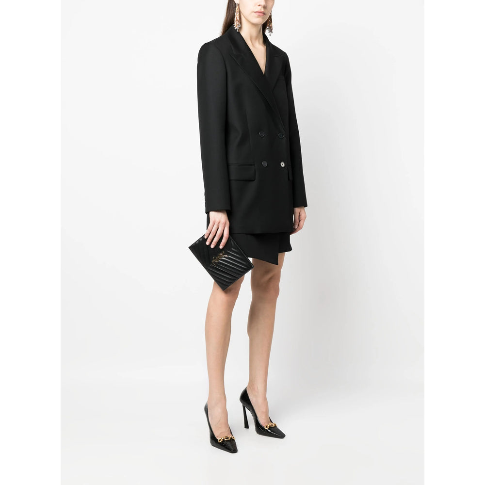 Saint Laurent Black Clutch Bags Women SAINT LAURENT
