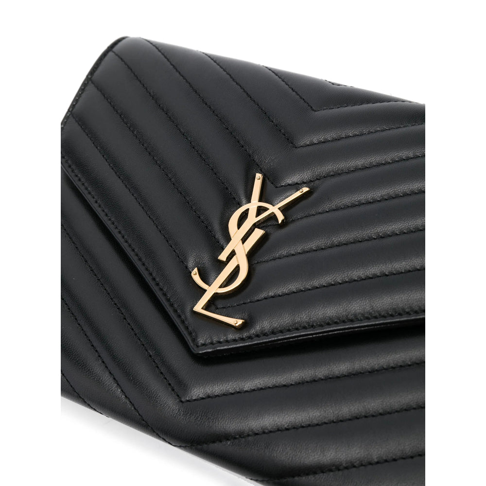 Saint Laurent Black Clutch Bags Women SAINT LAURENT