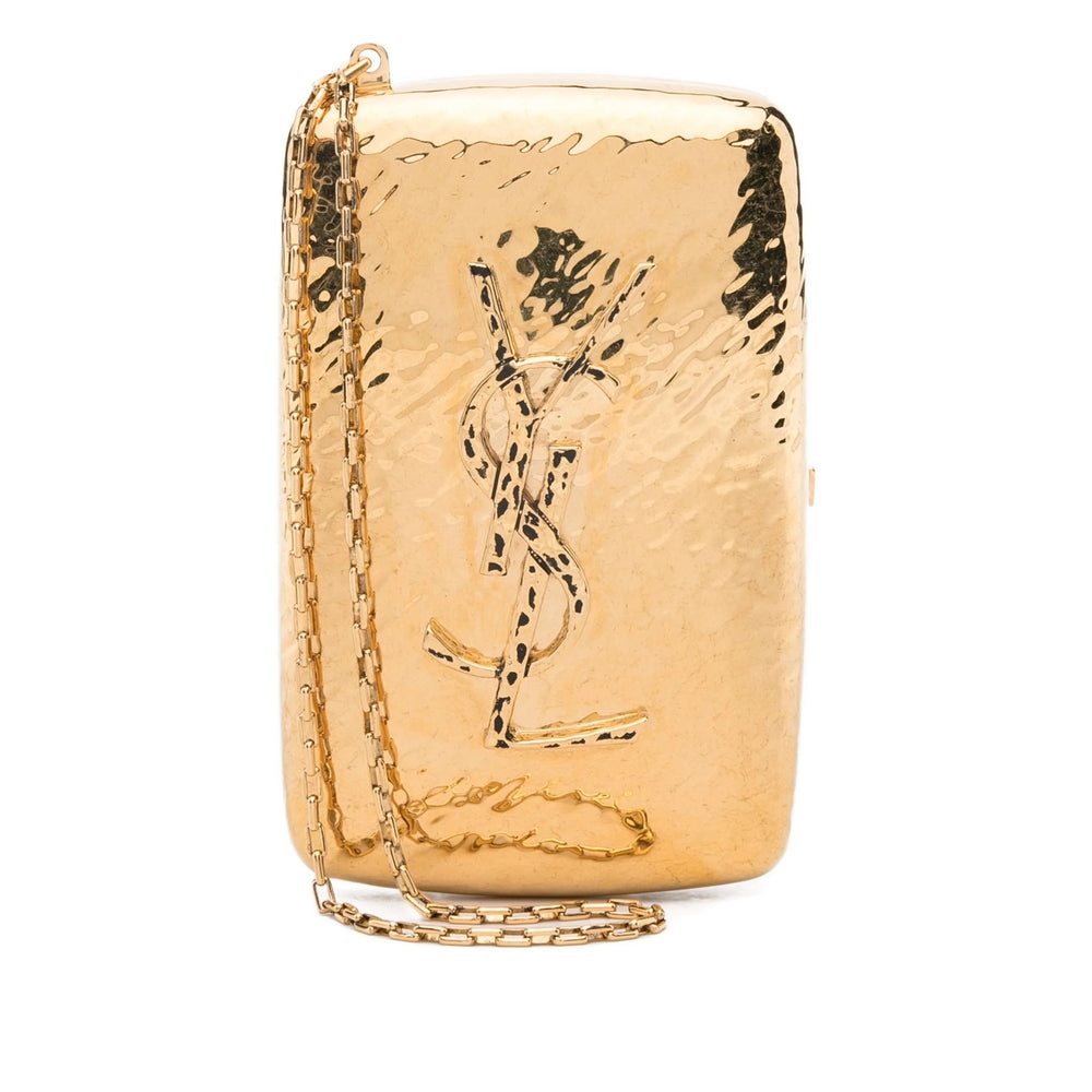 Saint Laurent Gold Travel Accessories Women SAINT LAURENT