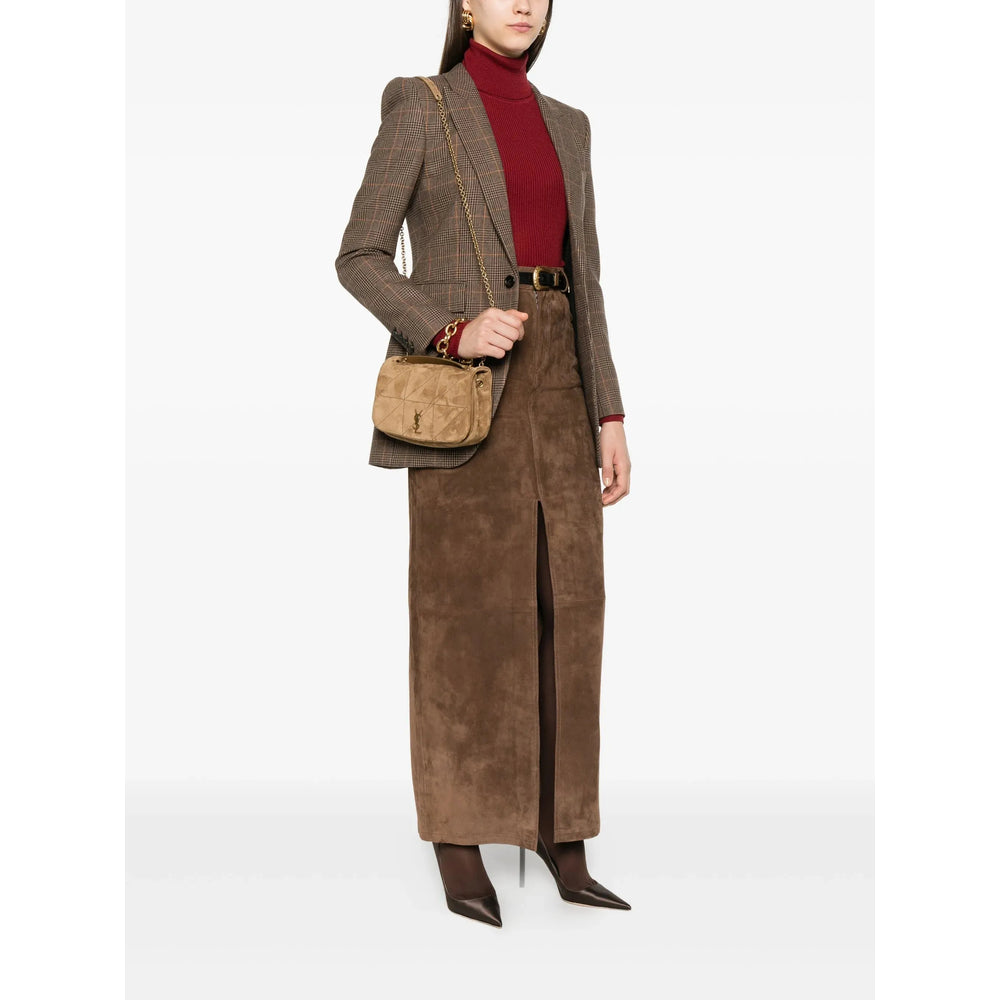Saint Laurent Brown Shoulder Bags Women SAINT LAURENT