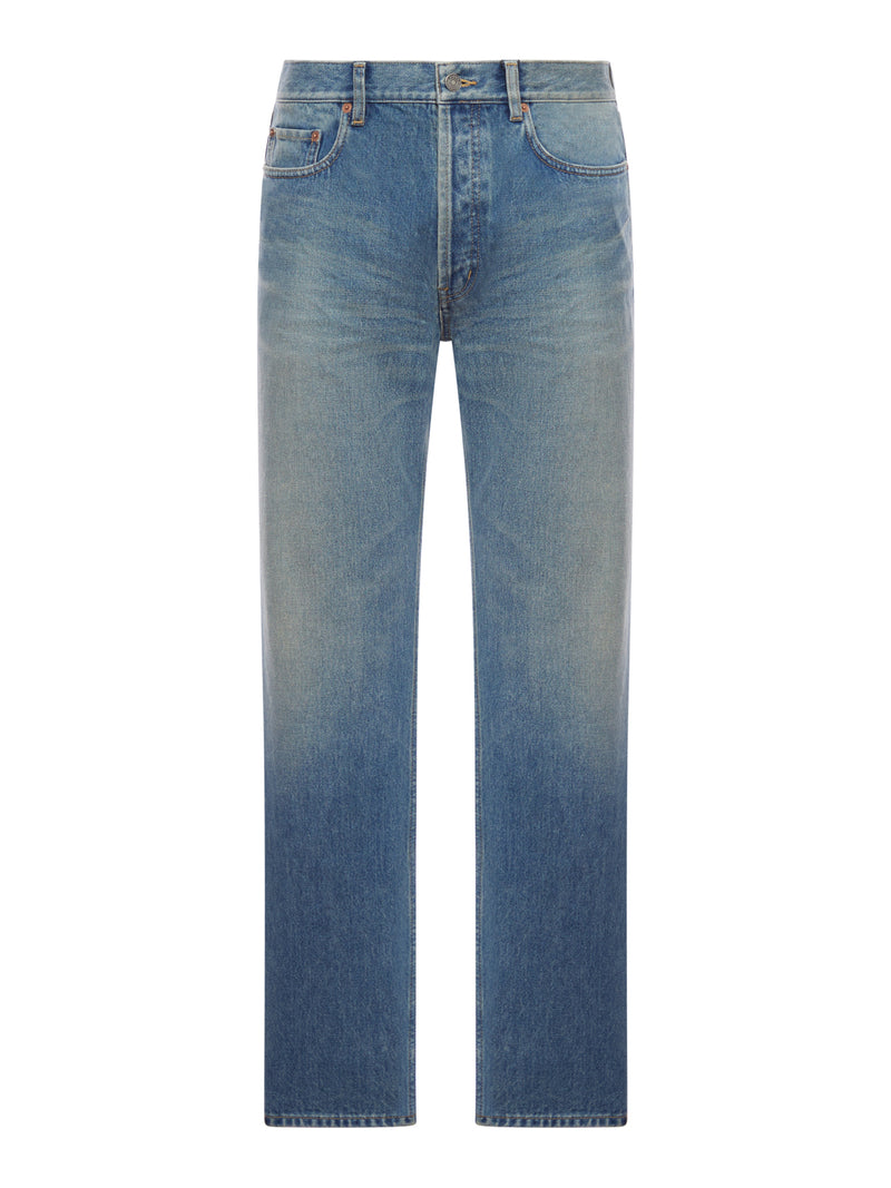 Saint Laurent Men Mick Long Denim Jeans SAINT LAURENT