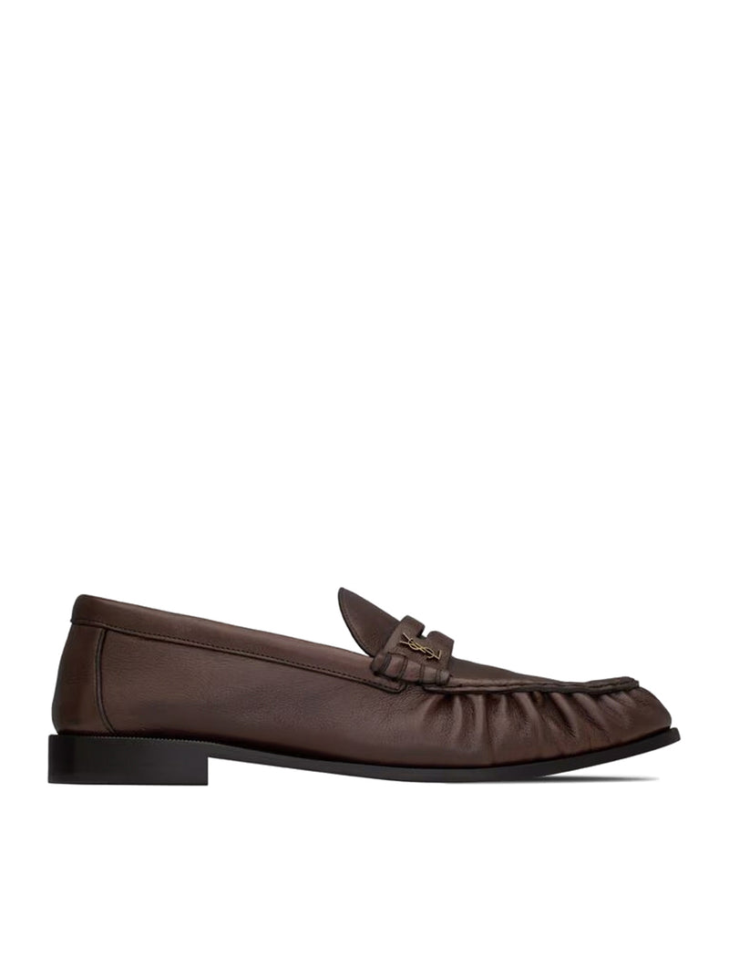 Saint Laurent Men Le Loafer Soft Moccasins In Matt Leather SAINT LAURENT