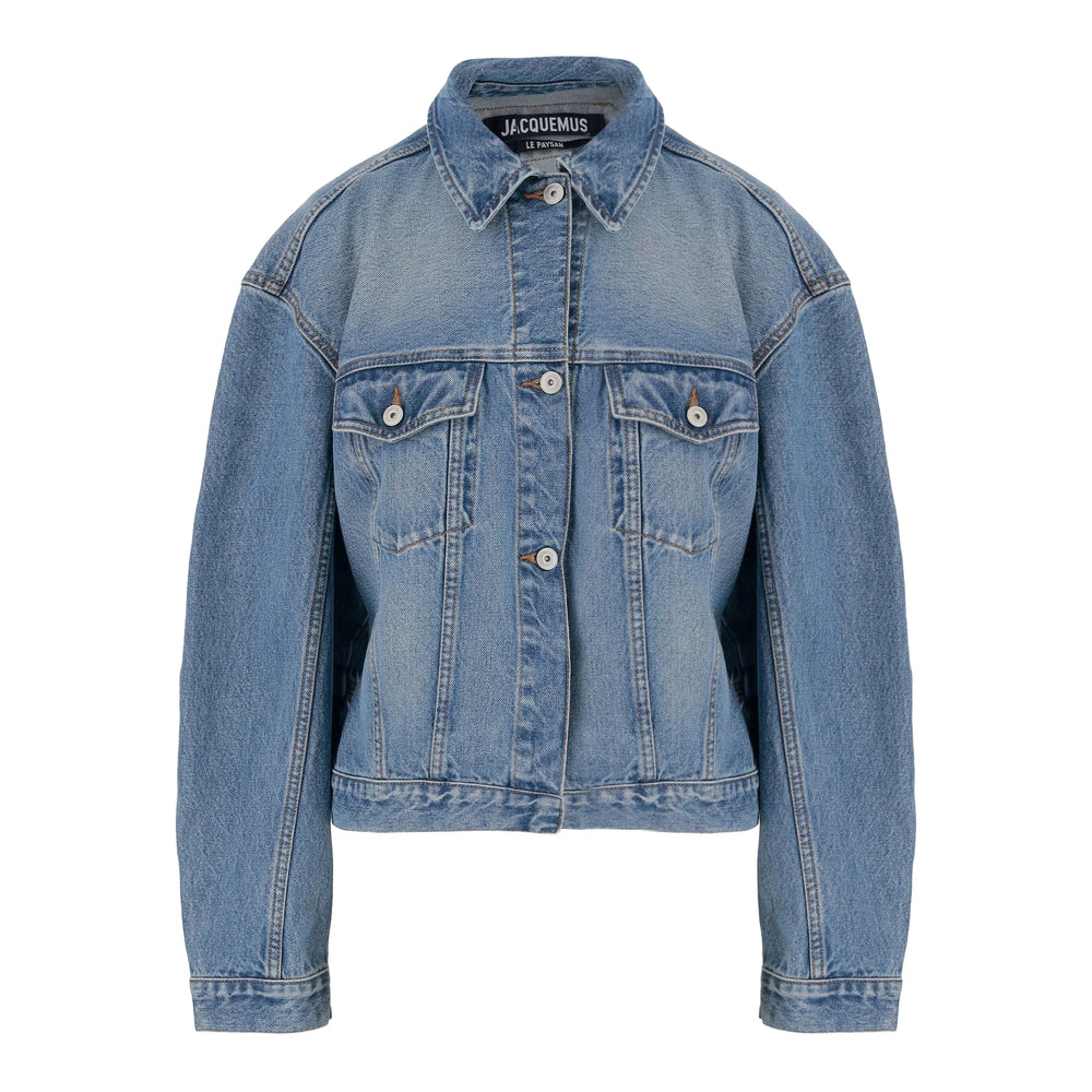 Jacquemus Blue Jackets - Denim Jackets Women JACQUEMUS