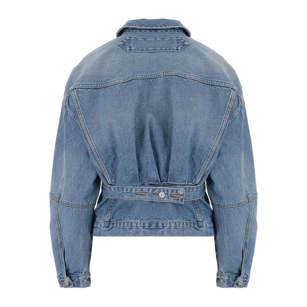 Jacquemus Blue Jackets - Denim Jackets Women JACQUEMUS