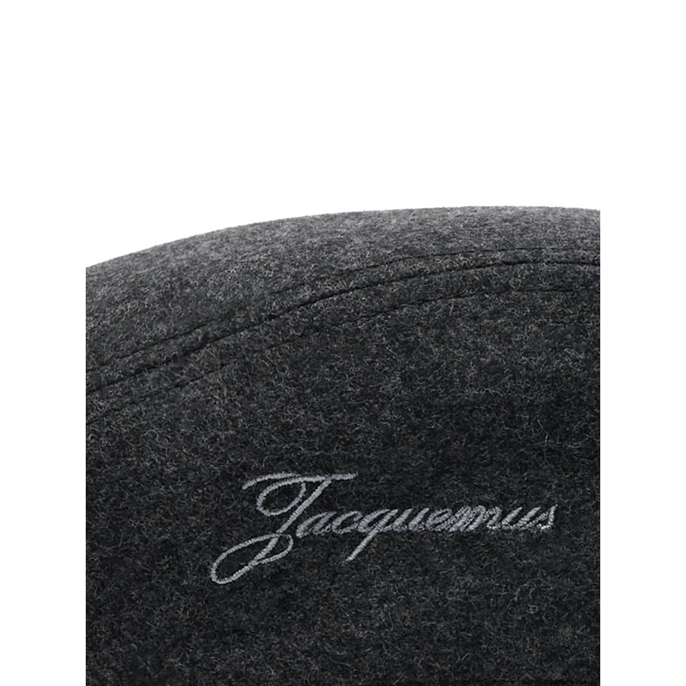 Jacquemus Grey Hats Men JACQUEMUS