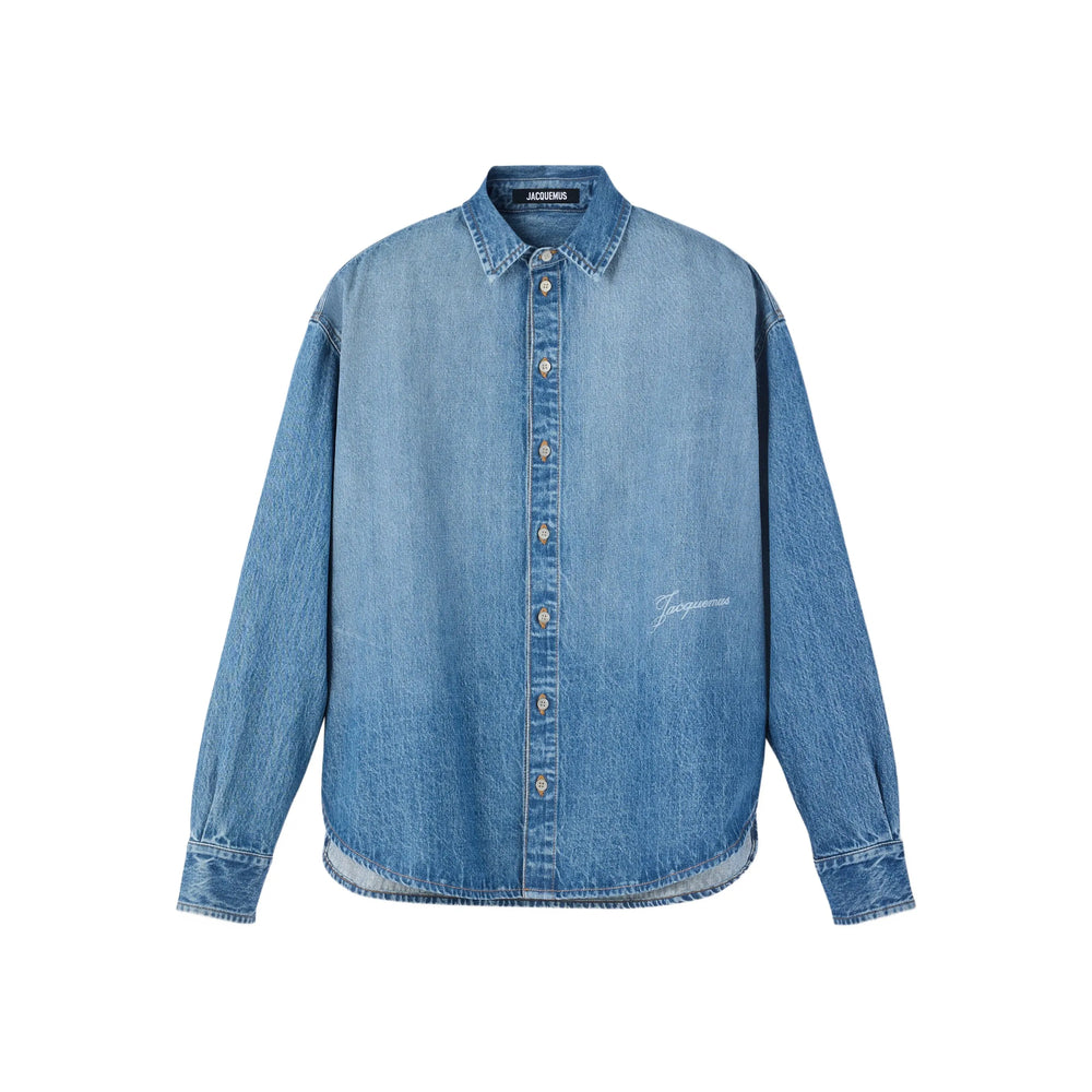 Jacquemus Blue Shirts Men JACQUEMUS