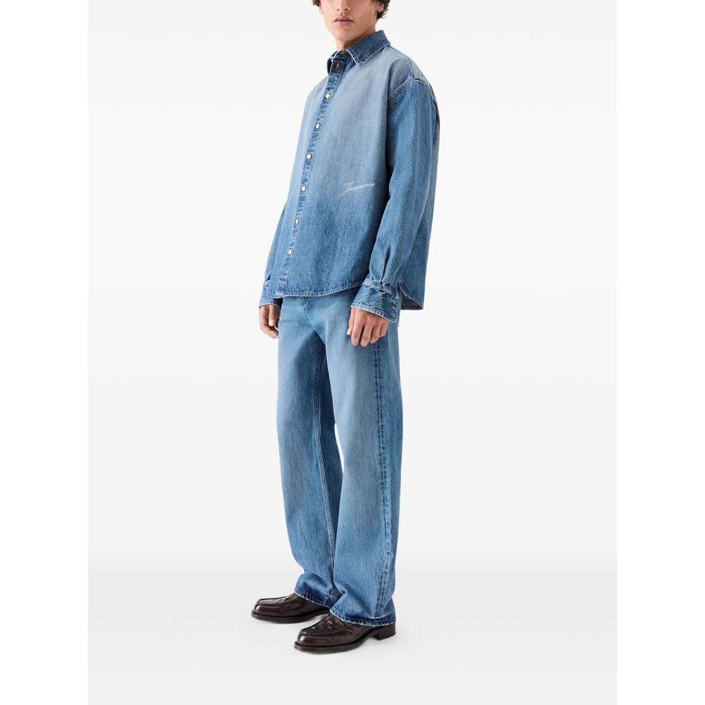 Jacquemus Blue Shirts Men JACQUEMUS