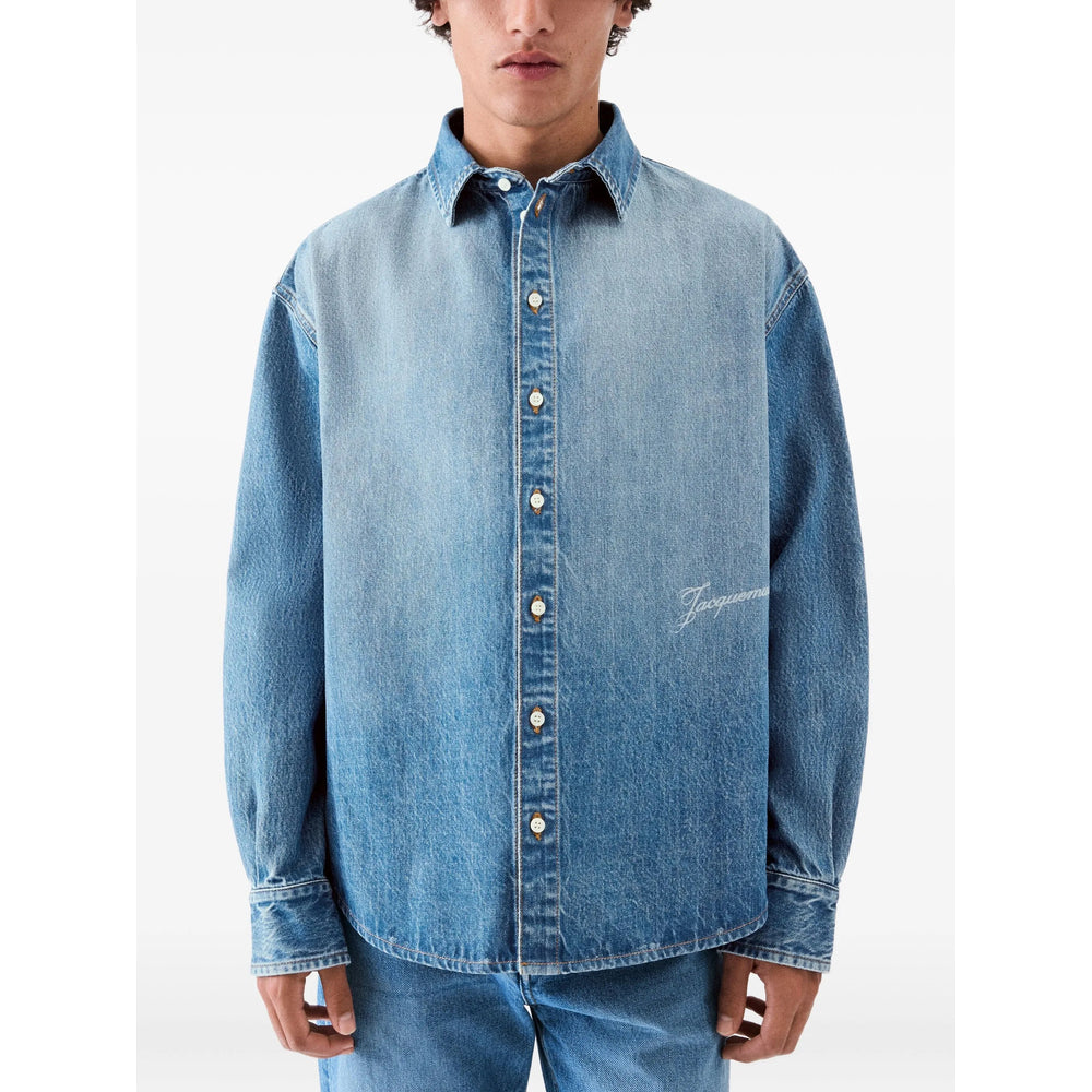 Jacquemus Blue Shirts Men JACQUEMUS