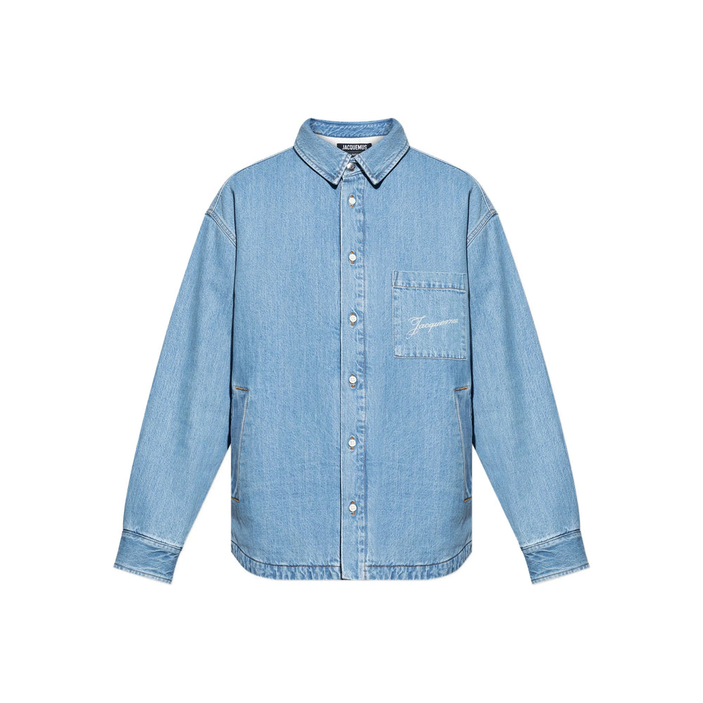 Jacquemus Blue Jackets - Denim Jackets Men JACQUEMUS